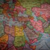 Detailed political map showing Europe and Asia with countries and capitals.