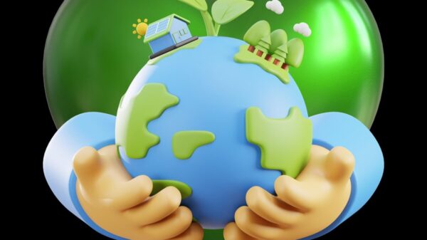 environment, environmental protection, environmentally friendly, energy transition, alternative energies, natural reserve, globe, earth, heart, green, hands, renewable energies, 3d