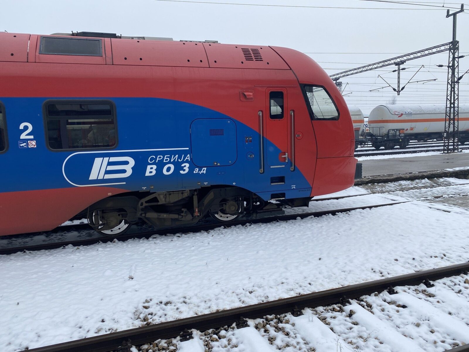 Srbija voz, Pruga