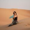 dubai, nature, desert, girl, sand