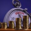 deadline, money, pay, euro, coins, stopwatch, debt, deadline, deadline, debt, debt, debt, debt, debt