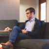 entrepreneur, start-up, man, planning, business, office, businessman, young, corporate, working, company, freelance, freelancer, notepad, notebook, sitting, couch, casual, man, man, man, man, man, business, business, office
