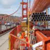 Grad obustavlja zglobne autobuse na Pančevačkom mostu zbog zamene kablova – zglobni autobusi na Pančevačkom mostu