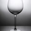 grayscale photo of wine glass