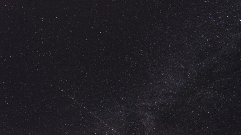 A breathtaking image of the starry night sky over Greece, showcasing the celestial beauty.