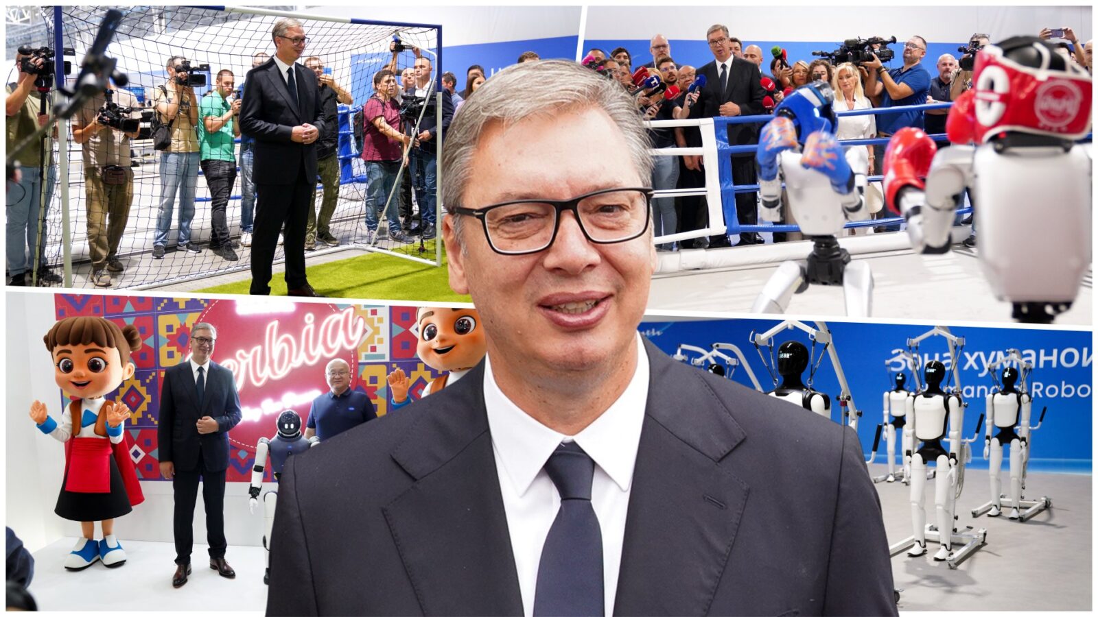 Aleksandar Vučić, roboti, šabac, fabrika, obilazak